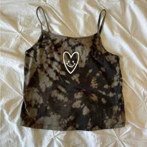 Custom “Heart Smiley” Tank Top